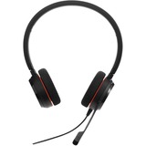 Jabra Evolve 20 UC Stereo on-ear headset Zwart