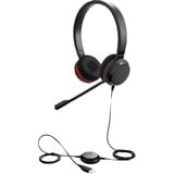 Jabra Evolve 30 II MS Stereo on-ear headset Zwart