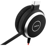 Jabra Evolve 40 MS Mono headset Zwart/zilver