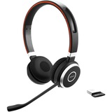 Jabra Evolve 65 UC Stereo headset Zwart/zilver
