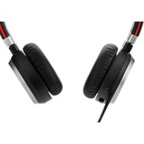 Jabra Evolve 65 UC Stereo headset Zwart/zilver