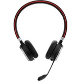 Jabra Evolve 65 UC Stereo headset Zwart/zilver