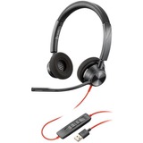 Plantronics Blackwire 3320 headset Zwart