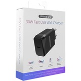 Sitecom 30W Fast USB Wall Charger Zwart