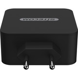 Sitecom 60W Fast USB Wall Charger Zwart