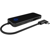ICY BOX IB-DK4025-CPD dockingstation Zwart
