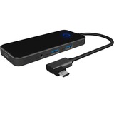 ICY BOX IB-DK4025-CPD dockingstation Zwart