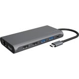 ICY BOX IB-DK4050-CPD dockingstation Antraciet