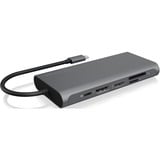 ICY BOX IB-DK4050-CPD dockingstation Antraciet
