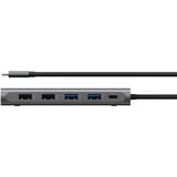 ICY BOX IB-DK4050-CPD dockingstation Antraciet