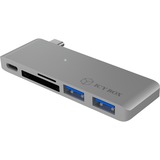 ICY BOX USB Type C notebook Docking station IB-DK4035-C Zilver