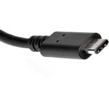 SilverStone USB-C naar VGA adapter Zilver/zwart