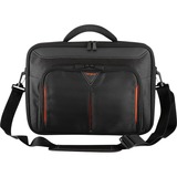 Targus Classic+ 17-18" Clamshell Laptop Bag laptoptas Zwart/rood
