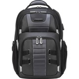 Targus DrifterTrek 11.6-15.6" Laptop Backpack with USB Power Pass-Thru rugzak Zwart/grijs