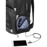 Targus DrifterTrek 11.6-15.6" Laptop Backpack with USB Power Pass-Thru rugzak Zwart/grijs