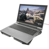 Trust GXT 278 Yozu Notebook Cooling Stand laptopkoeler Zwart, 20817, Rode leds