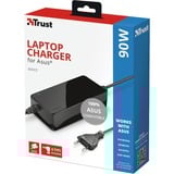 Trust Maxo 90W Laptop Charger for Asus voedingseenheid Zwart, 23390