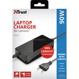 Trust Maxo 90W Laptop Charger for Lenovo voedingseenheid Zwart, 23394