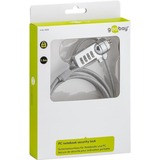 goobay Veiligheidsslot voor pc en notebook insteekslot Zilver