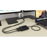 i-tec USB-C 3.2 Gen 2 naar 2x HDMI adapter Zwart, 0,3 meter, 4K