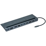 i-tec USB-C Metal Low Profile 4K Triple Display dockingstation antraciet