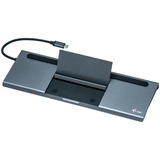 i-tec USB-C Metal Low Profile 4K Triple Display dockingstation antraciet