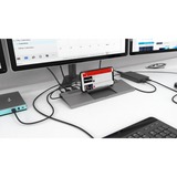 i-tec USB-C Metal Low Profile 4K Triple Display dockingstation antraciet