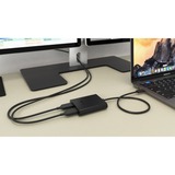 i-tec USB-C > Dual HDMI adapter Zwart, 0,3 meter, 4K