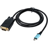 i-tec USB-C naar VGA 1080p / 60 Hz adapter Zwart, 1,5 meter