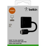 Belkin HDMI/VGA-adapter met micro-USB en 3.5 mm-aansluiting Zwart