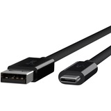 Belkin USB 3.1 USB-A/USB-C-kabel, 1 meter Zwart, USB Type-C