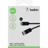 Belkin USB 3.1 USB-A/USB-C-kabel, 1 meter Zwart, USB Type-C