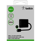 Belkin USB-C naar VGA-adapter Zwart