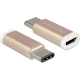 DeLOCK Adapter USB 2.0 C > micro-USB B Koper, 65677