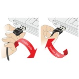 DeLOCK EASY-USB 2.0 Type-A male > EASY-USB 2.0 Type Micro-B male  kabel Zwart, 1 meter