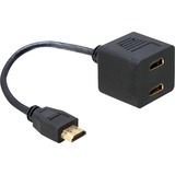 DeLOCK HDMI > 2x HDMI hdmi splitter 0,2 meter