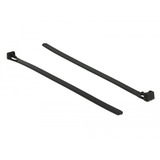 DeLOCK Herbruikbare kabelbinders hittebestendig Zwart, 200 x 7,5 mm, 100 stuks