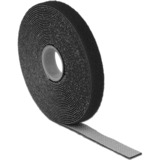 DeLOCK Hook-and-loop fasteners - 5 m kabelbinder Zwart, L 5 m x B 13 mm