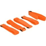 DeLOCK Kabelbinders met klittenband, 5 stuks Oranje, L 300 mm x B 20 mm