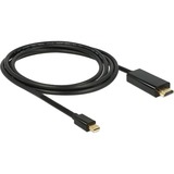 DeLOCK Mini DisplayPort > HDMI adapter Zwart, 2 meter