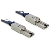 DeLOCK Mini SAS 26-Pin > mini SAS 26-Pin (SFF 8088) kabel Zwart, 1 meter
