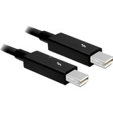 DeLOCK Thunderbolt-Kabel, 1 Meter Zwart, 83149