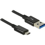 DeLOCK USB-C 3.1 Gen 2 > USB-A aansluiting kabel Zwart, 1 meter
