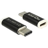 DeLOCK USB-C 3.2 Gen 1 naar micro-USB-B 2.0 adapter Zwart
