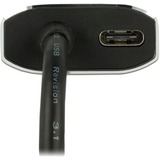 DeLOCK USB-C (male) > HDMI (female) adapter Donkergrijs, 0,2 meter, 4K 60Hz