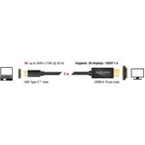DeLOCK USB-C naar HDMI kabel Zwart, 3 meter, 4K 30 Hz, DP Alt Mode