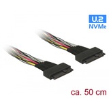 DeLOCK U.2 SFF-8639 female > U.2 SFF-8639 female kabel 50 cm
