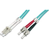 Digitus LWL Kabel LC-ST Multi OM3 3m Turquoise