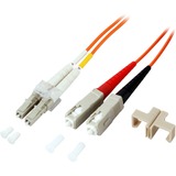 Diverse Glasvezel LC/SC 50/125µ OM2 LSZH, 7,5 meter kabel Oranje
