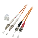 Good Connections LWL Kabel LC-ST Multi OM2 0,5m Oranje